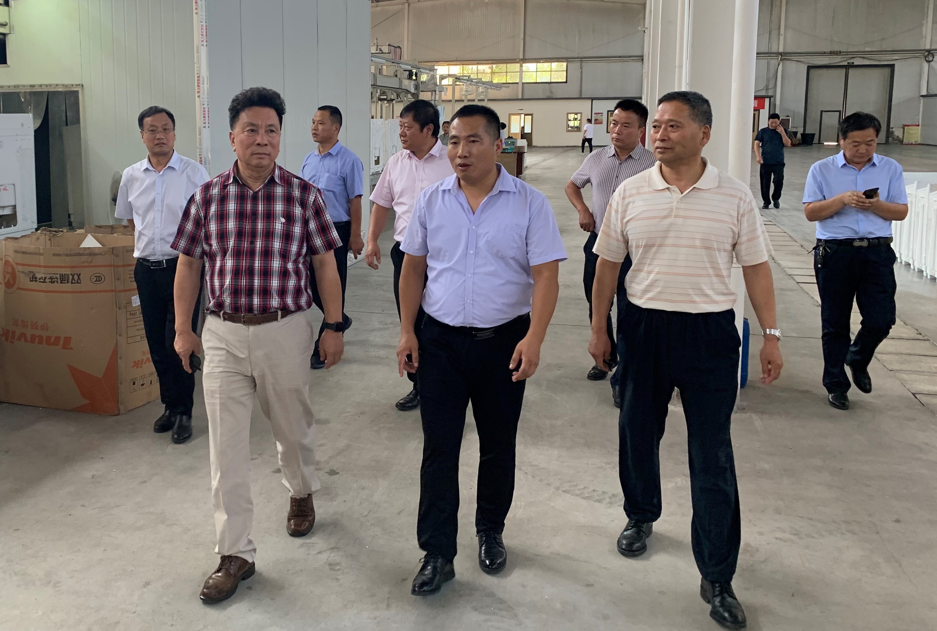 chairman li jianjun and our delegation visited the